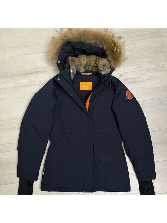 Cintamani Jackets & Blazers - CINTAMANI Genuine FUR Down & Feather Winter Puffer Parka Jacket Coat Womens XS